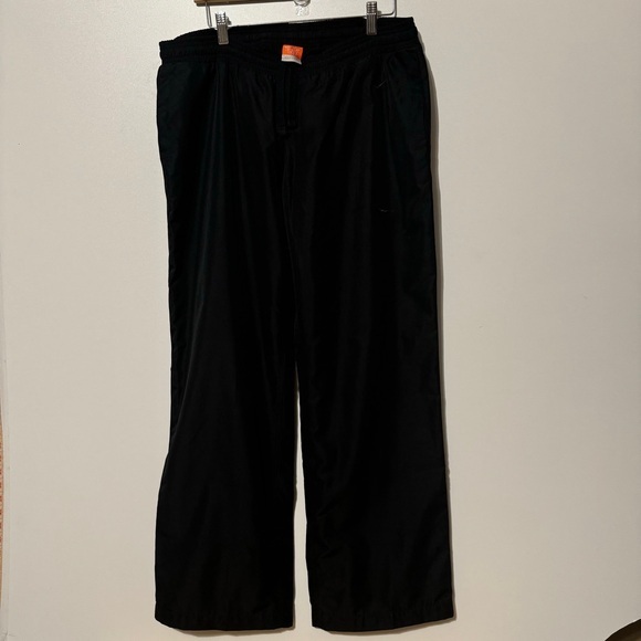 Nike Other - Vintage Nike Baggy Trackpants Black With Swoosh Large 34x32